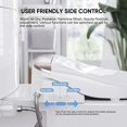 thumbnail image 3 of Asiento de Inodoro Bidet Eléctrico LEIVI B01 con Control Remoto, 3 of 9
