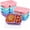 8 Pack(Vivid Colors), variant on buluker 4 Pack Bento Lunch Box Set 3 Compartment Food Storage Containers Wheat Straw Meal Prep Lunch Box Plastic Food Storage Containers, Microwave and Dishwasher Safe (light colour)