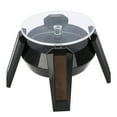 thumbnail image 2 of Solar Jewelry Display Stand 360 Degrees Rotating Turntable Watch Display Stand with 4 LED Lights for Jewelry Mobile Phone Display, 2 of 8