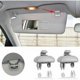thumbnail image 4 of Juego de 2 ganchos para parasol de coche compatibles con Audi A1 A3 A4 A5 Q3 Q5 (8e0 857 562) A7 B6 B7 B8 S4 S5, color ceniza, 4 of 5