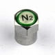 thumbnail image 3 of 4 tapones de vástago de válvula de neumático Símbolo de nitrógeno N2, 3 of 9