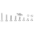 thumbnail image 1 of 340Pcs M3 Hex Socket Machine Screw Hex Socket Screw  Markers Flat Head Stainless Steel SS304 Screw Nut Assortment Set, 1 of 8