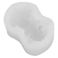 thumbnail image 4 of Minkissy 1pc Pastry Molds 3D Bull Dog Shape Silicone Baking Tool for Friends White, 4 of 8
