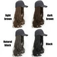 2 Style Baseball Hat Hair Extensions Cap Wig Full Wigs 22inch Hair