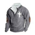 thumbnail image 1 of Manteaux d'Hiver pour Hommes,Manteau d'Hiver pour Hommes,Mode Homme Hiver Fermeture Éclair Décontracté Manches Longues Chandail à Col en V,Vestes pour Hommes Mode,Manches Longues pour Hommes, 1 of 3