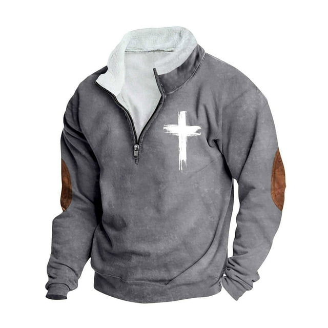 Manteaux d'Hiver pour Hommes,Manteau d'Hiver pour Hommes,Mode Homme Hiver Fermeture Éclair Décontracté Manches Longues Chandail à Col en V,Vestes pour Hommes Mode,Manches Longues pour Hommes