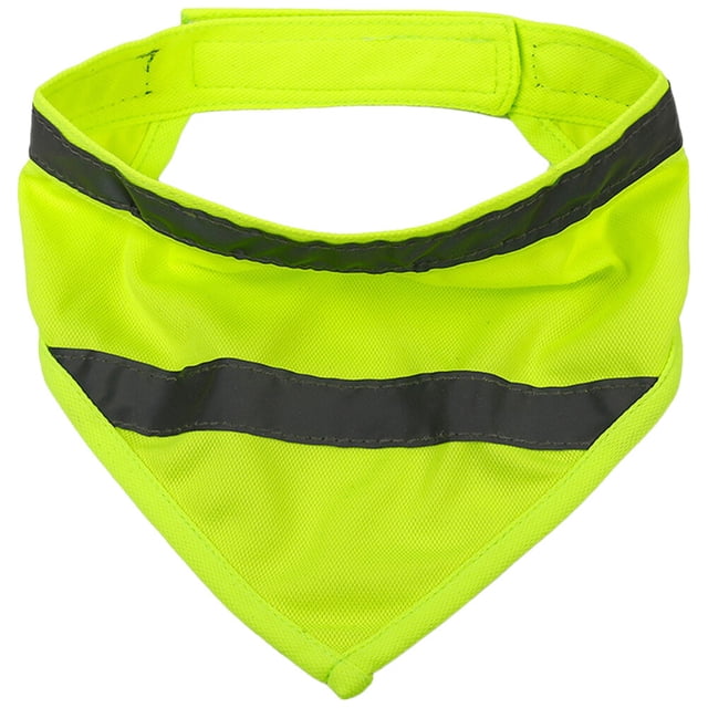 Puppy Reflective Scarf Reusable Polyester Dog Bandana Dog Reflective Gear Outdoor Accessory