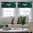 thumbnail image 4 of LALILO Kitchen Curtain Valance Creative Layout Rod Pocket Window Curtain 52"x 18" Set of 2, 4 of 5