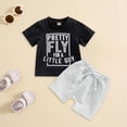 thumbnail image 2 of NOLDARES Toddler Boy Summer Clothes Set Short Sleeve Pocket Tee Cotton Shorts Play Outfit Blazer,6-12 M, 2 of 6