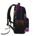 thumbnail image 4 of Haiem Colorful Sparkling Printed School Backpack,Casual Travel Lightweight Backpack,Durable Comfortable Multifunctional Backpack,Laptop Backpack, 4 of 5