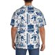 thumbnail image 3 of Fotbe Skiing Enthusiast Camisa Estampada de Manga Corta para Hombre, Casual de Verano, Estilo Playero, Sin Arrugas-XX-Large, 3 of 5