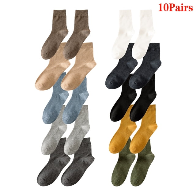 10 Pairs Print Socks For Women Men Series Colorful Pattern Novelty Cute Unisex Socks