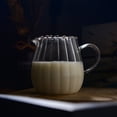 thumbnail image 6 of Glass Pitcher Elegant Shaped Crystal Glass Creamer Pitcher Glass Tea Pitcher Coffee Milk Creamer Pitcher Creative Milk Frothing Pitcher Milk Frother Cup Creamer Jug, 6 of 8