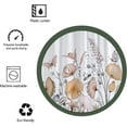 thumbnail image 6 of Floral Shower Curtain, Beige Pink Blush Flower Bahmroom Shower Curtains,Watercolor White Poppy Flowers Bath Curtain Sets with 12 Hooks 72x72in,Waterproof Fabric\u2026, 6 of 6