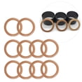 thumbnail image 1 of High Insulation Pump Piston Rings, Easily  Rubber Piston Ring, Wear Resistance for Pneumatic Equipment Air Compressor, 1 of 7