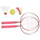 thumbnail image 3 of Raquetas de tenis de bádminton Juego de pelotas Niños Niños Deportes al aire libre Deportes entre padres e hijos Juego de deportes educativos Juguetes para niños Niños Niñas, rojo Namotu SM-262, 3 of 7
