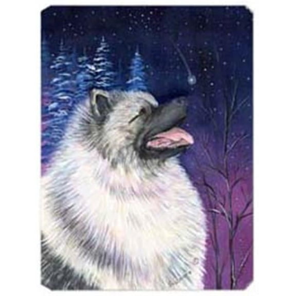 Starry Night Keeshond Mouse Pad