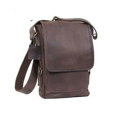 Rothco Brown Leather Military Tech Bag - 57950