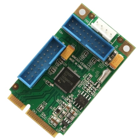 IO Crest SD-MPE20215 Mini PCI-Express USB 3.0 Host Controller Card with Renesas D720201 chipset. Windows OS XP 7 server 2008 (Best Server For Windows 7)