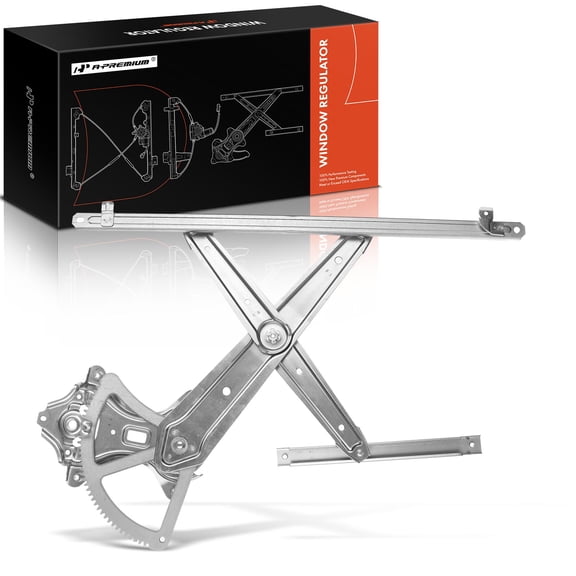 A-Premium Power Window Regulator Without Motor Compatible with Toyota Sienna 2004-2008 Mini Cargo Van Passenger Van Front Driver Side