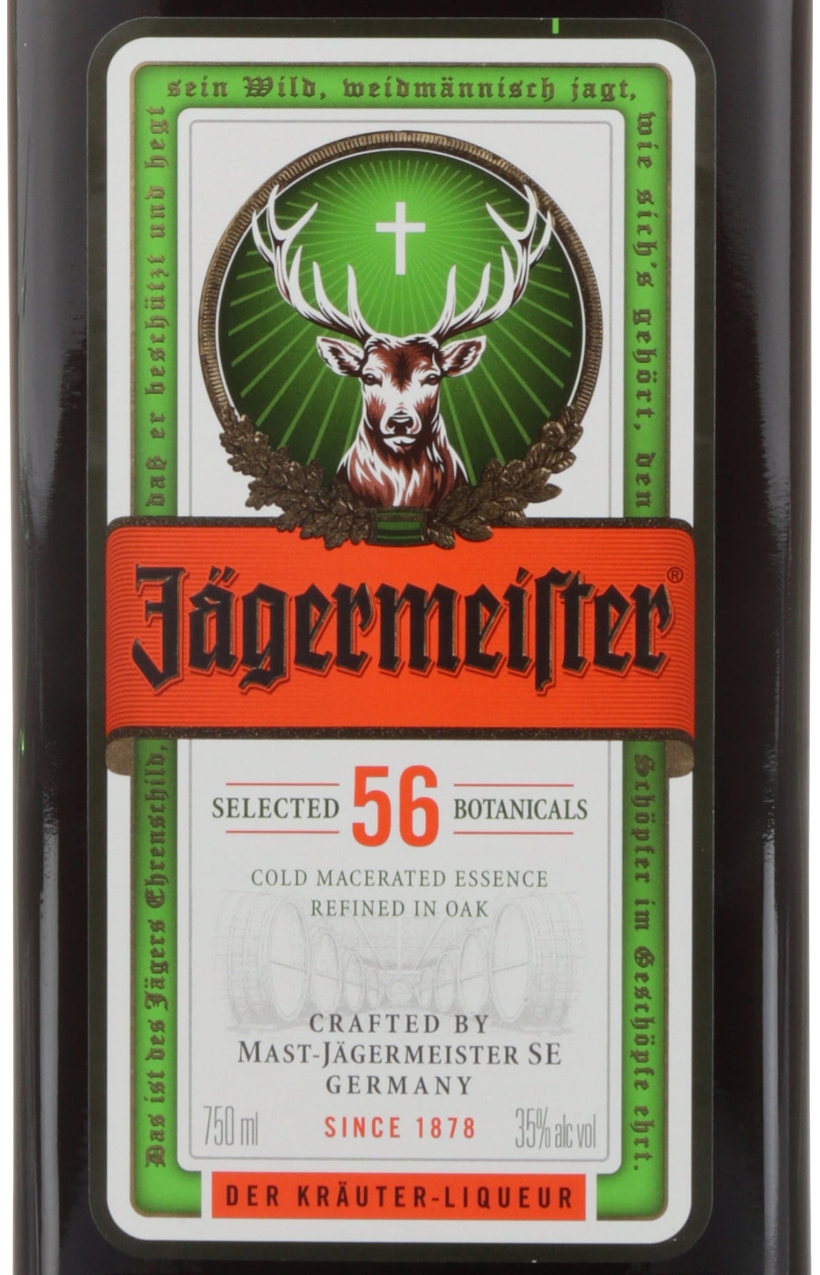 Jagermeister Herbal Liqueur, 750 ml Bottle, 35% ABV 