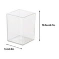 thumbnail image 3 of SHIMELE Large Capacity Transparent Pen Container, Modern Acrylic Desk Organizer, DIY Customizable Storage Barrel for Office Supplies and Stationery, 3 of 9