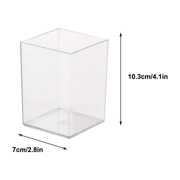 Rkxzt Acrylic Pen Holder,Transparent Acrylic Pen Holder Large Capacity Modern Stationery Organizer for Desk Storage,Office Stationery