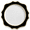 Scalloped Black & Gold, variant on " OCCASIONS " 10 Pieces Round 13.25'' Round, Party Decoration Disposable Charger Plates (Scalloped Imperial Plain White)