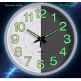 thumbnail image 2 of Reloj de pared Belug 30 Cm Grande moderno Luminoso blanco, 2 of 5