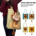 thumbnail image 3 of Bolsas transportadoras para gatos con forma de león, ajustables y suaves, para mascotas que salen, I69C Y8Q2, 3 of 8