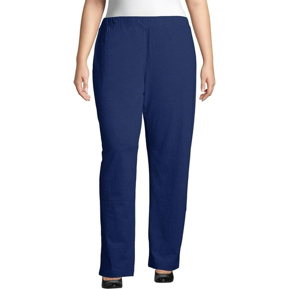 Knit Studio Women's Jersey Matchables Pants 100% Cotton Navy