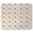 thumbnail image 1 of Brown and White Mouse Pad, Vintage Illustration of Burgeoning Buttercup Flowers Garden Plants, Rectangle Non-Slip Rubber Mousepad, Pale Brown White, by Ambesonne, 1 of 2