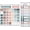 white, variant on Godery Monthly Calendar Kindergarten Early Development Pocket Chart with Cards, Black
