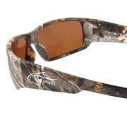 Fishoholic Polarized Fishing Sunglasses - UV400 - Free Hard Case & Pouch UV400 - Great Fishing Gift (camo-amb)