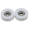 thumbnail image 2 of BQLZR 8PCS U Shaped Pulley White Roller Plastic-Coated Guide Pulley Wheel 6x27x9MM, 2 of 5