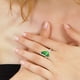thumbnail image 5 of Anillo de Moda para Mujer, Decoración con Piedras Preciosas Incrustadas, Bisutería con Aleación, Galvanizado para Fiestas, Aniversarios, Cumpleaños, 5 of 9
