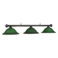 thumbnail image 2 of Traditional Style 60" Marseilles 3-Light Lamp, Green, 2 of 2