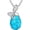 Butterfly, variant on 925 Sterling Silver Turquoise Pendant Necklace Dragonfly Butterfly Oval Vintage Boho Victorian Style Jewelry Gift for Women