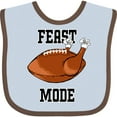 thumbnail image 3 of Inktastic Thanksgiving Feast Mode Turkey Football Boys or Girls Baby Bib, 3 of 4