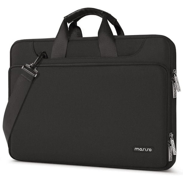 Bolso de hombro para portátil MOSISO 360 Protective 13-14 pulgadas negro