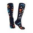 thumbnail image 4 of Easygdp Creative Transport Soccer Socks Sport Knee High Socks Calf Compression Athletic Socks for Men and Women, 4 of 9
