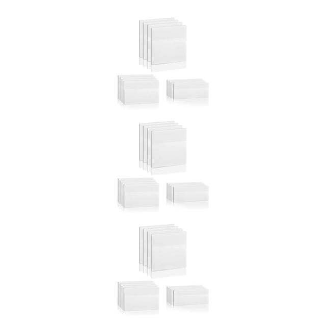 Youkk 12pack Portable Sticky Notes For Conveniently Jotting Down Ideas Versatile Transparent Sticky Notes 3Set
