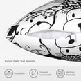 thumbnail image 5 of ZICANCN Cute Funny Dog Family Decorative Throw Pillow Covers, Bed Couch Sofa Decorative Knit Pillow Covers for Living Room Farmhouse 18"x18", 5 of 8