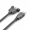 thumbnail image 3 of Peggybuy USB 3.0 Extension Cable Male to Female Dual Shielded w/Screw Panel Mount, 3 of 6