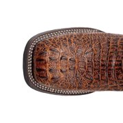 Ferrini Mens Stampede Croco Print Square Toe Cowboy Mid Calf Boots