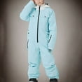 thumbnail image 6 of Toddler Snowsuit Kids Boys And Girls Colorful Siamese Snowsuits Ski Suits Jackets Winter Cute Jumpsuits Waterproof Rain Lightweight Jacket,4-12years, 6 of 9