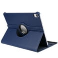 thumbnail image 4 of iPad Pro 11" Case - Vegan Leather Portfolio Case For Apple iPad Pro 2018 With Folding Auto Sleep / Wake Cover And Built-In Multi-Angle Stand (Blue), 4 of 5