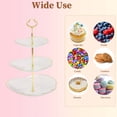 thumbnail image 5 of Unique Bargains 3 Tier Dessert Cupcake Stand Holder with Tiered Tray Clear, 5 of 6