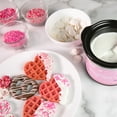 Nostalgia My Mini Chocolate Dipping Pot, Electric Skillet, Pink Polka