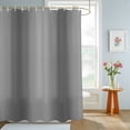 thumbnail image 4 of Grey Ombre Shower Curtains for Bathroom, Farmhouse Gray Gradient Modern Art Waterproof Fabric Shower Curtain, Decorative Bathroom Curtain for Bathtub, 66"x72" , No Hooks Included, 4 of 9